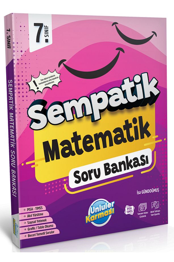 Ünlüler 7. Sınıf Matematik Sempatik Soru Bankası Ünlüler Yayınları - 4