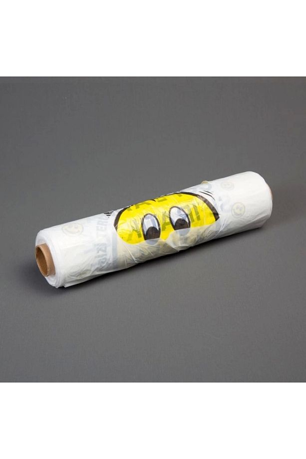 Gülenyüz Desenli Rulo Poşet Orta Boy 1 Rulo (150 ADET) 24x49cm - 1