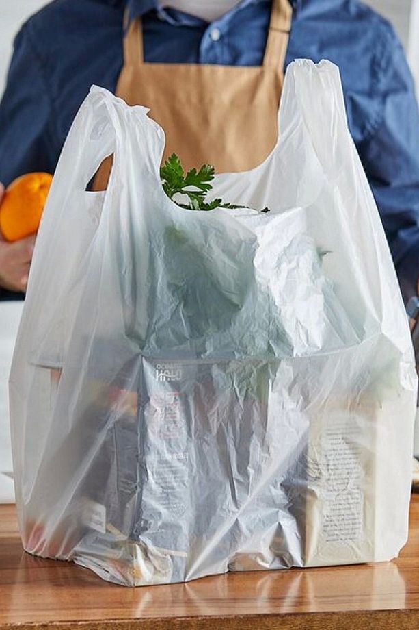 Beyaz Küçük Boy Kalın Market / Manav Poşeti 1 Kg (25X44CM) - 1