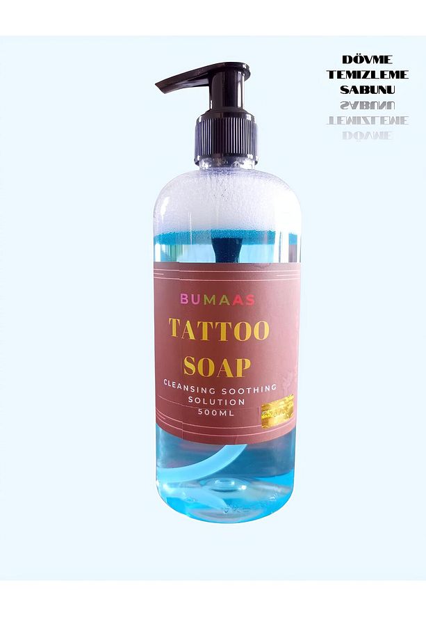 Tattoo Dövme Temizleme Sıvısı Sabun Soap 500 ml Büyük Boy - 1