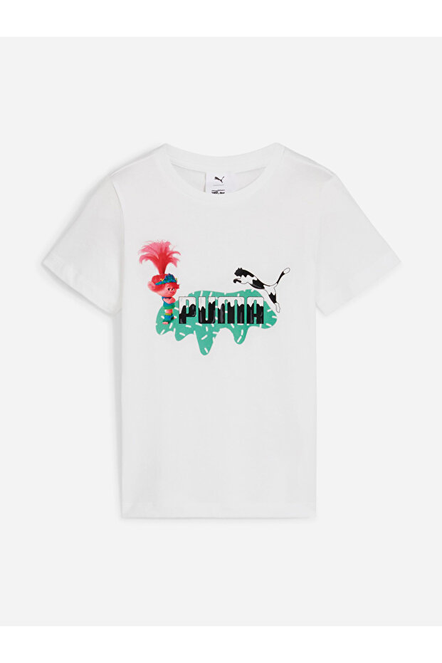 Trolls Graphic Print Round Neck T-Shirt