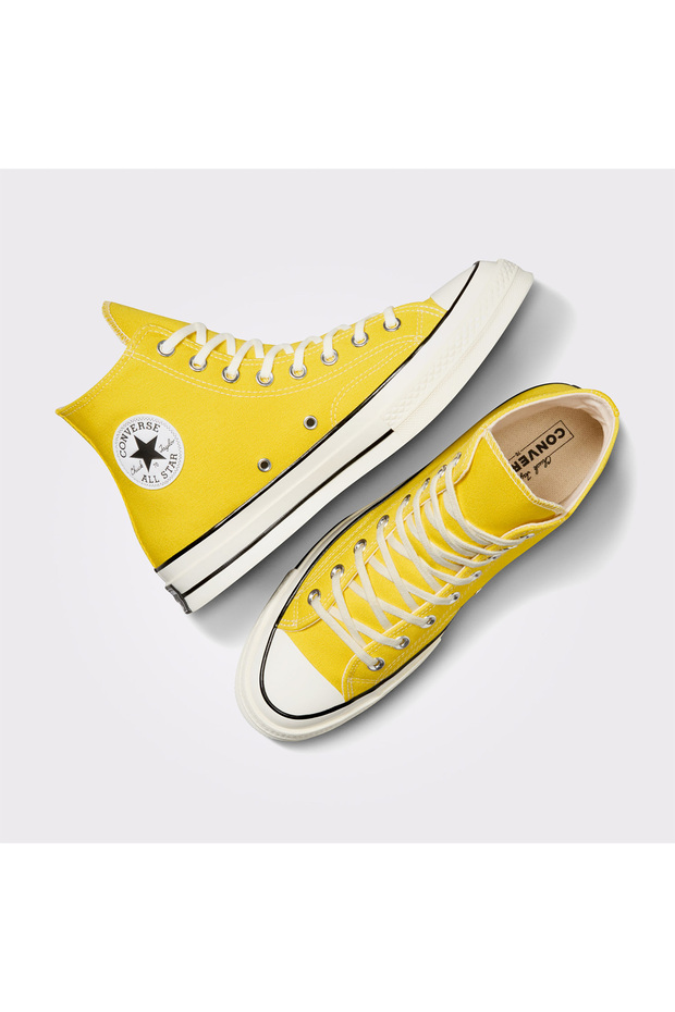 Chuck 70 Unisex Sarı Sneaker - 5