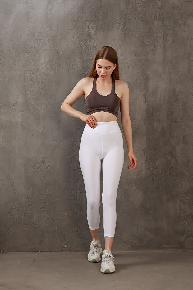 Yüksek Bel Basic Örme Tayt MISSTA2264 - 4