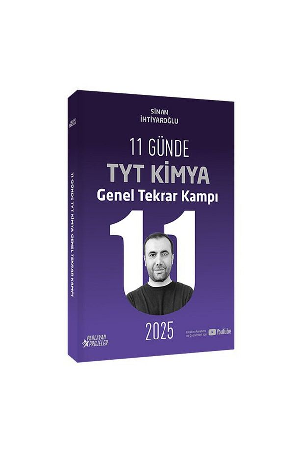 YKS TYT Kimya 11 Günde Tekrar Kampı Video Ders Takip Kitabı - Sinan İhtiyaroğlu Parlayan Projeler - 1
