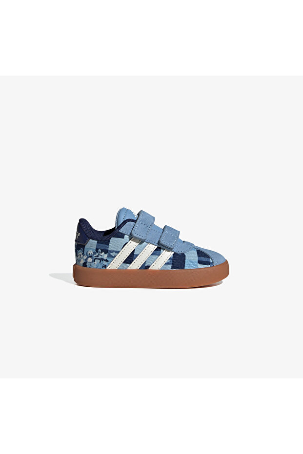 Vl Court Mickey Baby Blue Sneakers