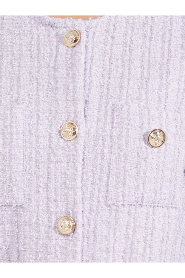 Tweed Buttoned Jacket & Tailored Trouser Co-Ords - 5