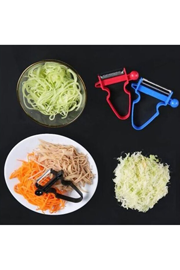 Kitchen creative multi-function three-piece paring knife - 2