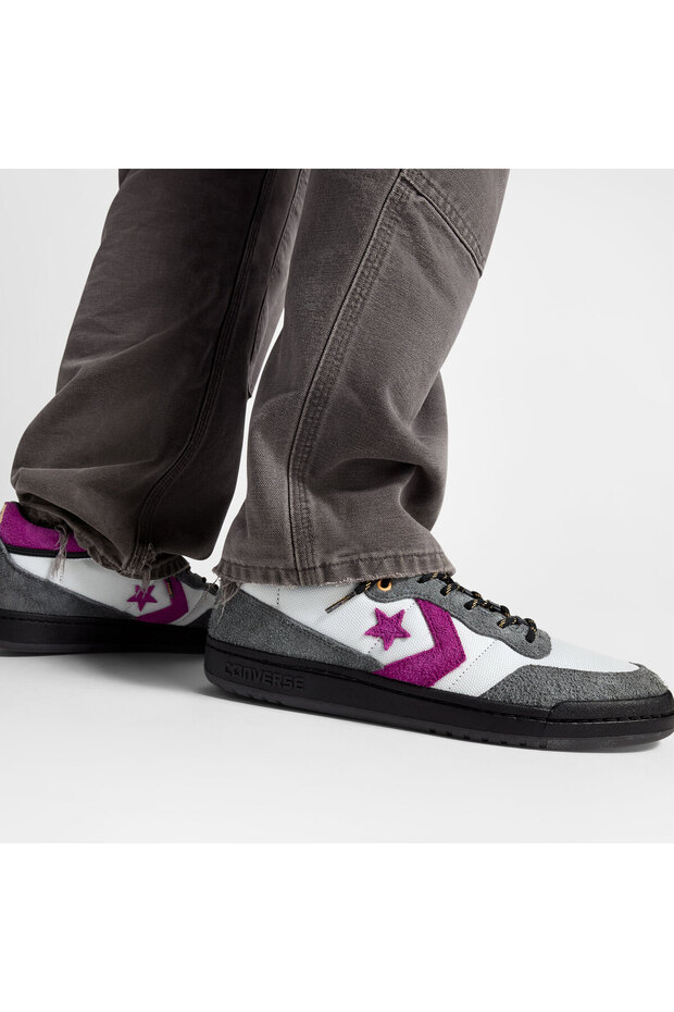 Fastbreak Pro Unisex Gri Süet Sneaker - 5