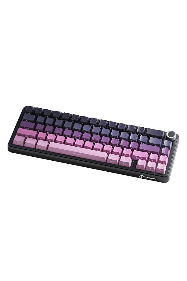 Attack Shark X66 Kablosuz Mekanik Klavye Side Printed PBT Keycaps - 2