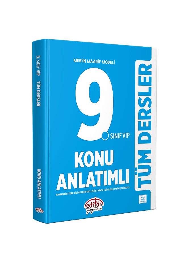 Editör Yayınları 9. Sınıf Vıp Tüm Dersler Konu Anlatımlı - 1