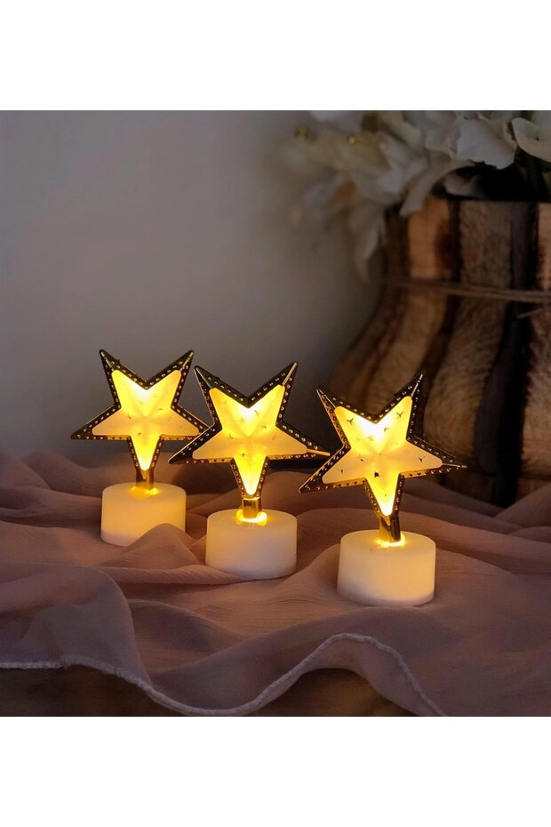 Mini Yıldız Gece Lambası 3'lü - 1