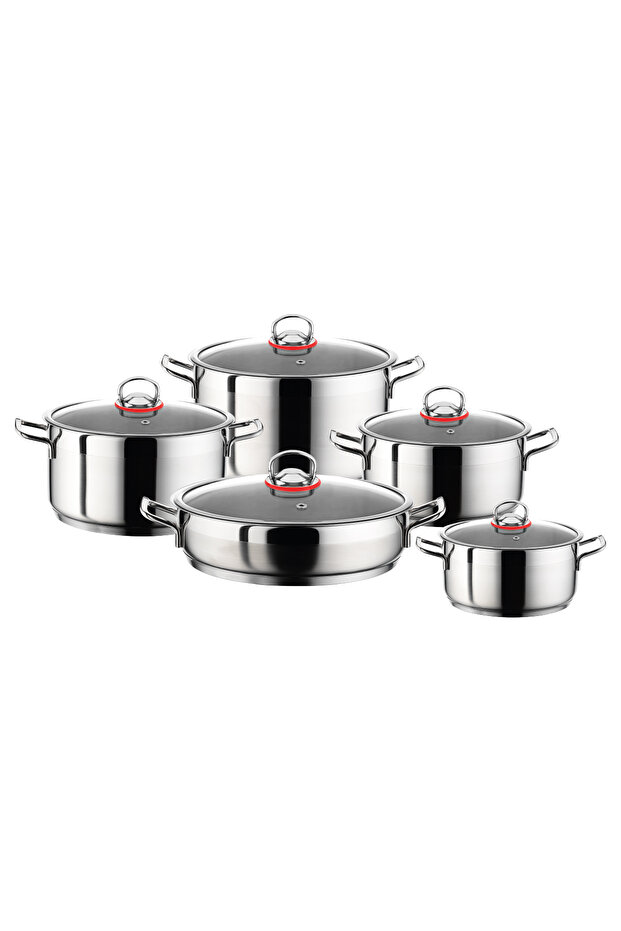 ENZO 10 PARÇA TENCERE SETİ - 1