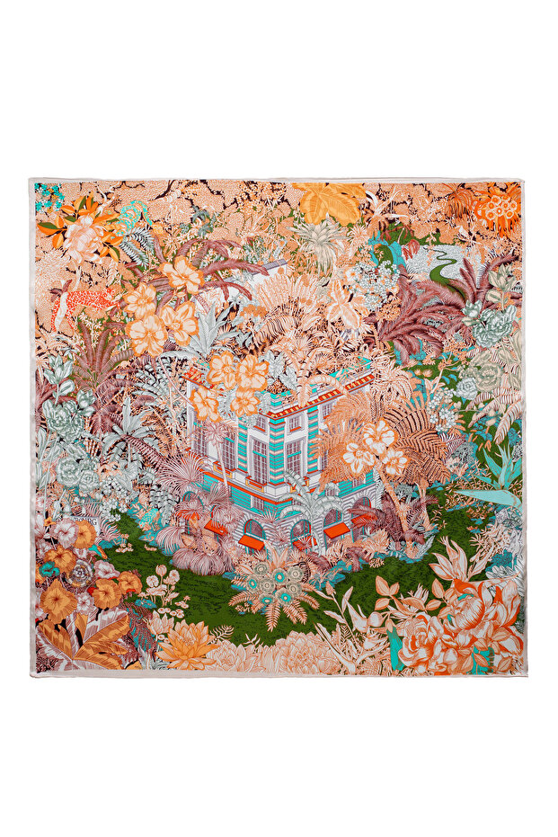 100% Silk Scarf (90X90)