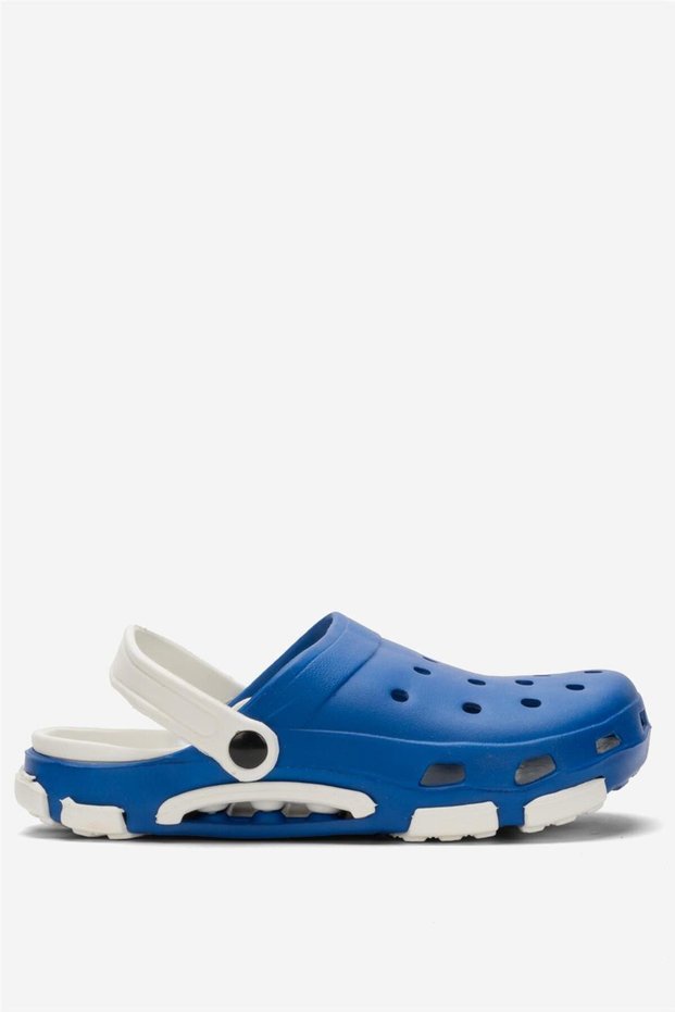 Unisex Double Sole Orthopedic Nurse Doctor Chef Laboratory Marine Pool Slippers Sandals Blue - Be