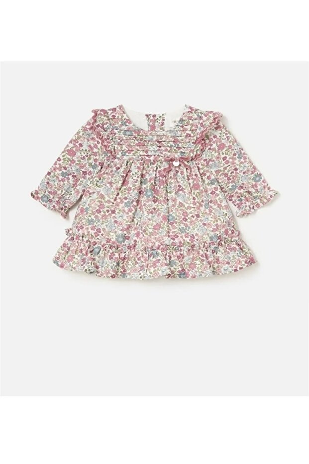 Fırfırlı bebek elbise - 1