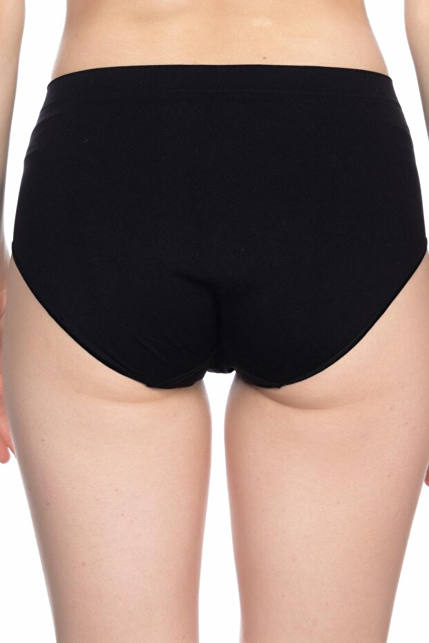 Kompedan Seamless Mama Slip أسود | إيمي 3002