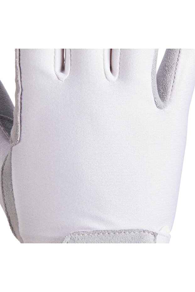 Fouganza Basic Binici Eldiveni - Çocuk - Beyaz - 3