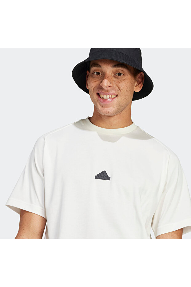 Z.N.E. Erkek Beyaz Tişört (IN7097) - 4