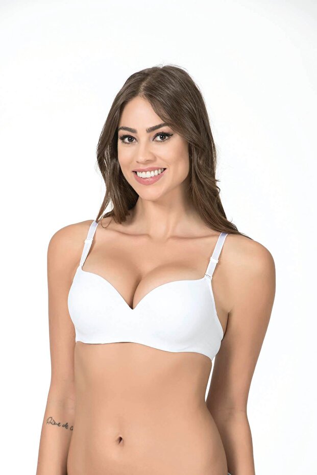 Push-Up White Bra 1109 Model - 1