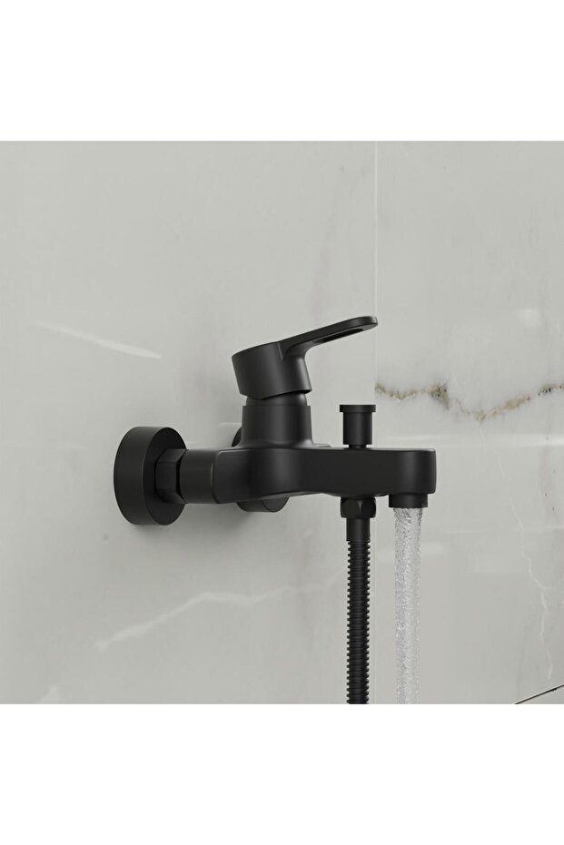 Lento Banyo Bataryası-mat Siyah - 4