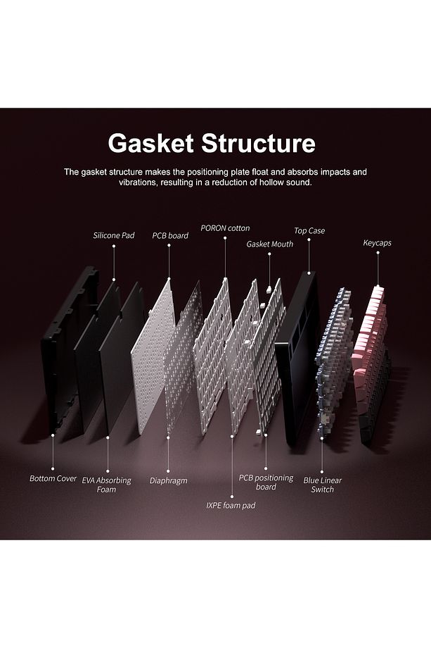 Magegee Light87 Hot-swappable Kablosuz Win/mac Uyumlu Custom Klavye Hall Effect - 5