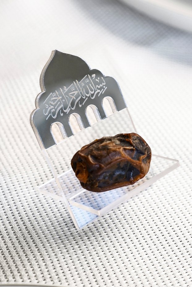 6-Piece Ramadan Kubbeli Date Stand Date Holder