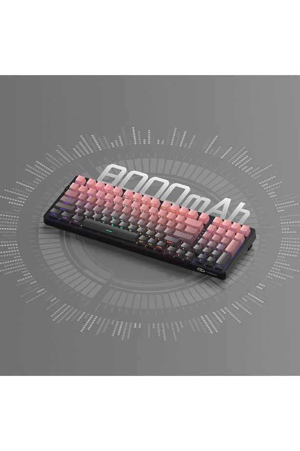 Magegee Light100 Hot-swappable Kablosuz Win/mac Uyumlu Custom Klavye Hall Effect - 6