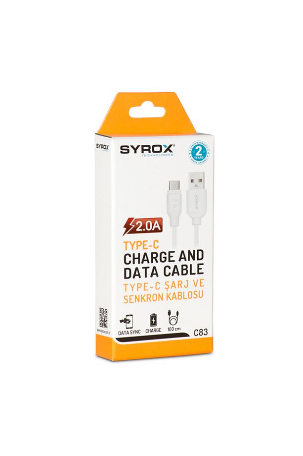 Type C Data Ve Şarj Kablosu 2a - 1 Metre C83 - 2