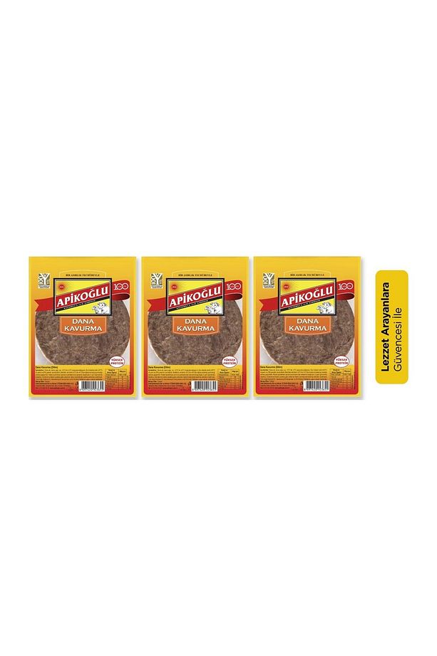Siniri Alınmış Dilim Kavurma 100 gr 3'lü Paket - 1