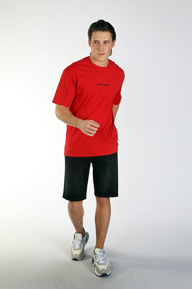 Aylex Men's 100% Cotton O-Neck T-Shirt Red
