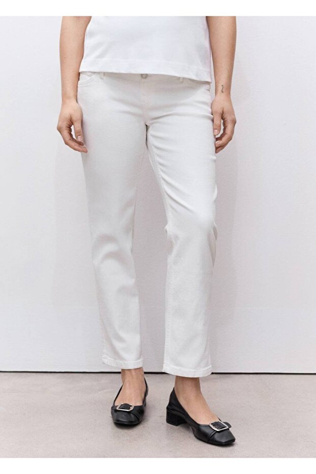 Düz kesim hamile jean - 1