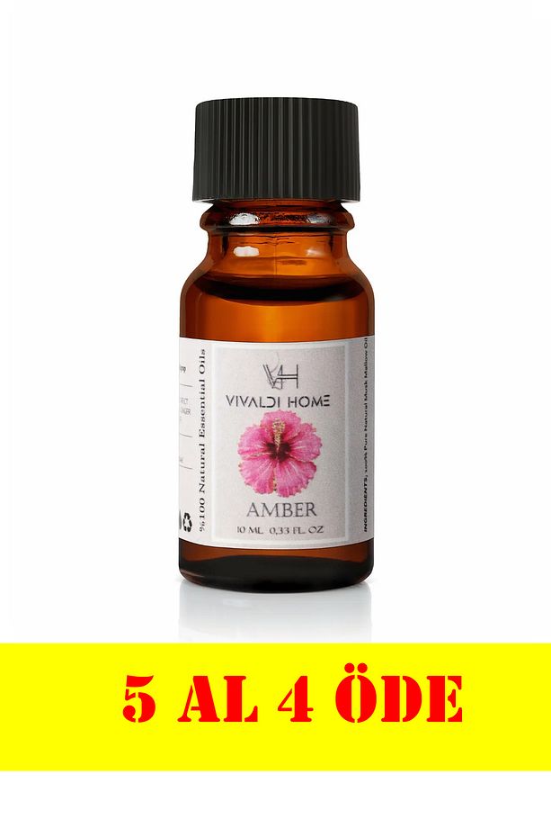 Amber Çiçeği Aromaterapi Uçucu Yağ Esansiyel Buhurdanlık Yağı 10ml - 1