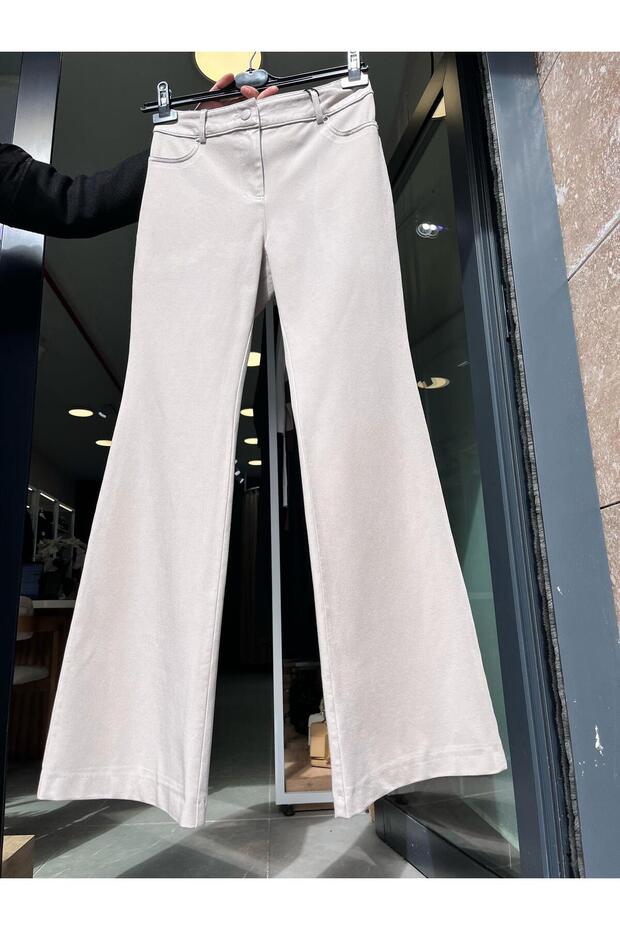 Spanish Leg Pants Stone