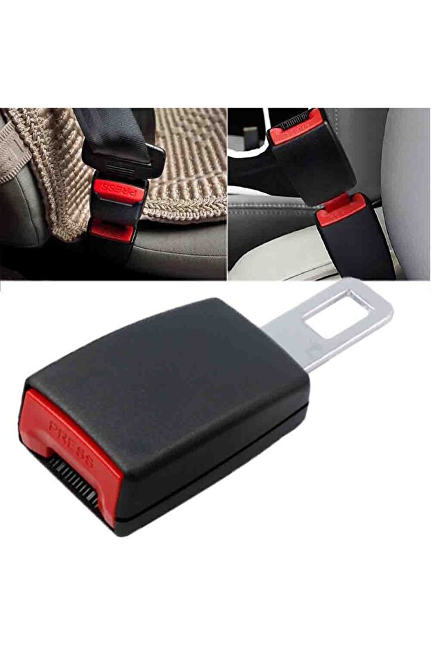 1Pc Car Safety Belt Extender Seat Belt Cover Seat Belt Padding Extension Buckle Plug Buckle Seatb...