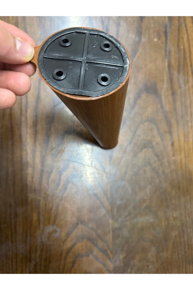 Plastik mobilya ayağı ceviz - 3