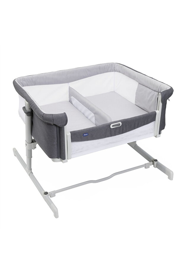 NEXT2ME TWINS CO-SLEEP. CRIB MAGNET GREY - 2