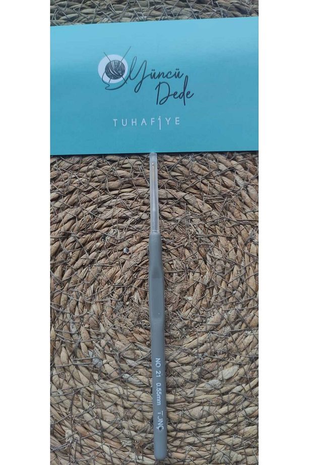 Silikon Elastik Yumuşak Saplı Örgü-dantel Tığı 21 Numara 0,55 Mm - 1