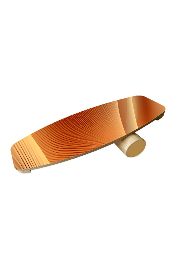 Wooden Printed Balance Board Rocket Balance Board Rocket Gym Board
