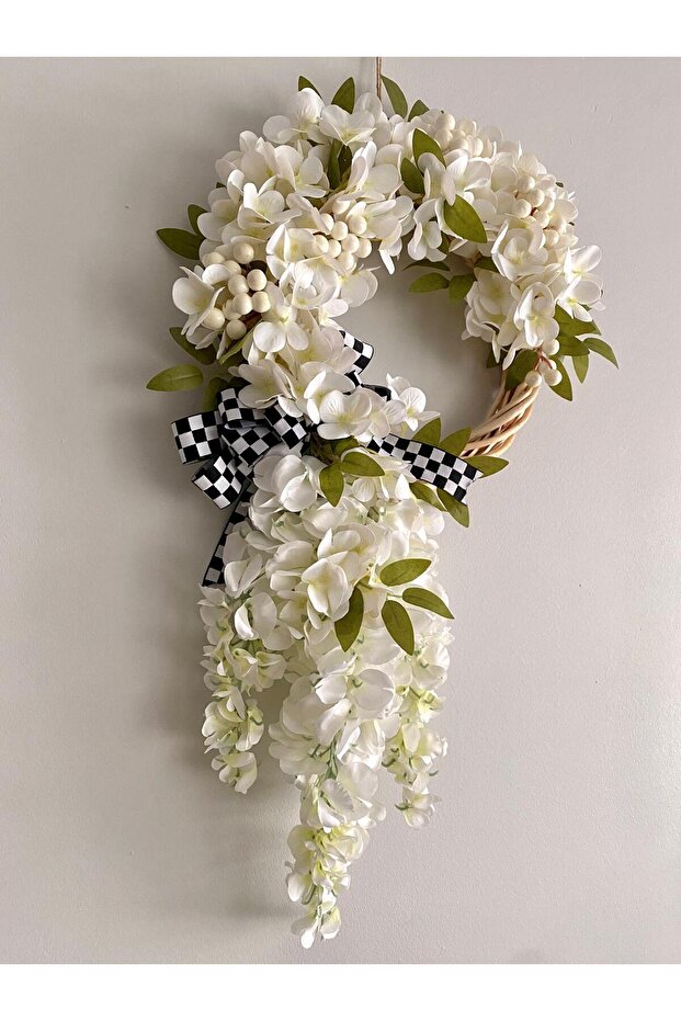 KAPI SÜSÜ BAMBU ÇELENK ORTANCA - 3