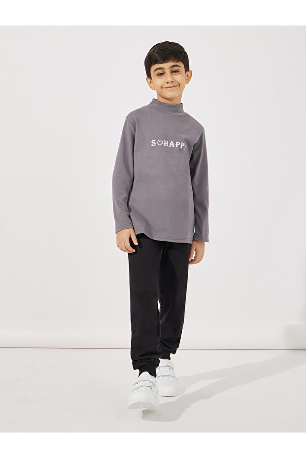 Solid Joggers with Drawstring Closure - 2