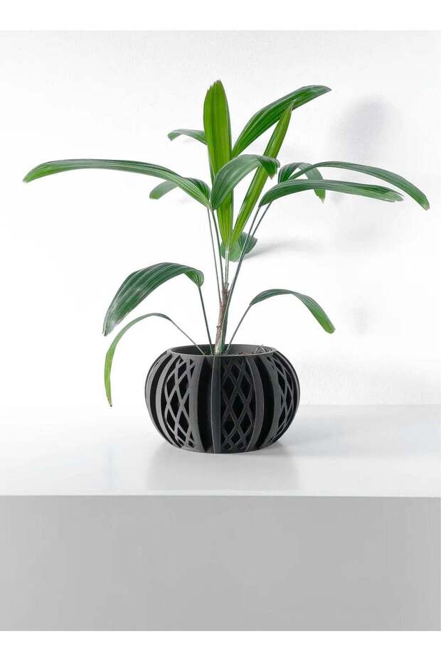 Quivon Elegant Planter  Contemporary Design with Stand and Drainage Tray for Refined Plant Display - 1