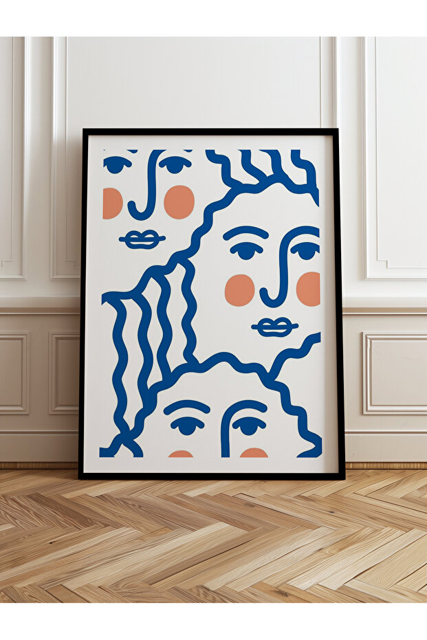 Single Wooden Framed Painting One Piece Poster Painting Tk/900