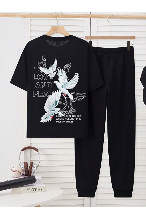 Children's Dove Printed Tracksuit Set