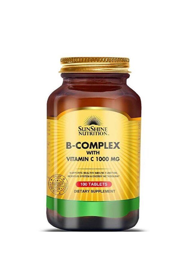 Nutrition B-Complex With Vitamin C 1000Mg, 100 Tablets