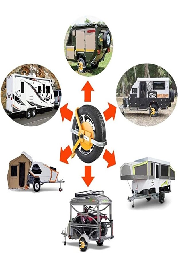 Römork & Karavan Tekerlek Kilidi - 4