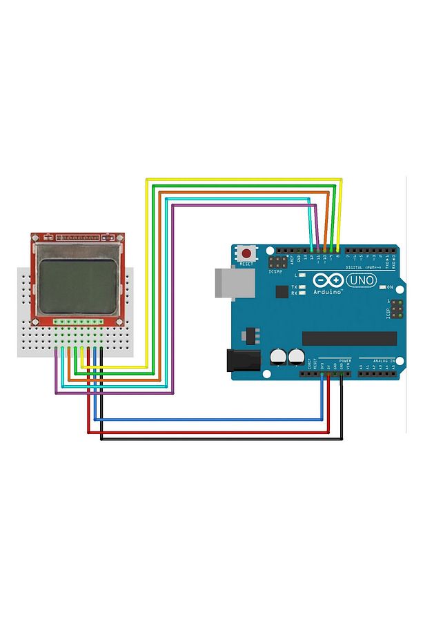 5110 84x48 Lcd Modül  84 x 48 Pixel Grafik Lcd Display Ekran 5V Beyaz Arka ışık Gösterge Menü Resim - 7