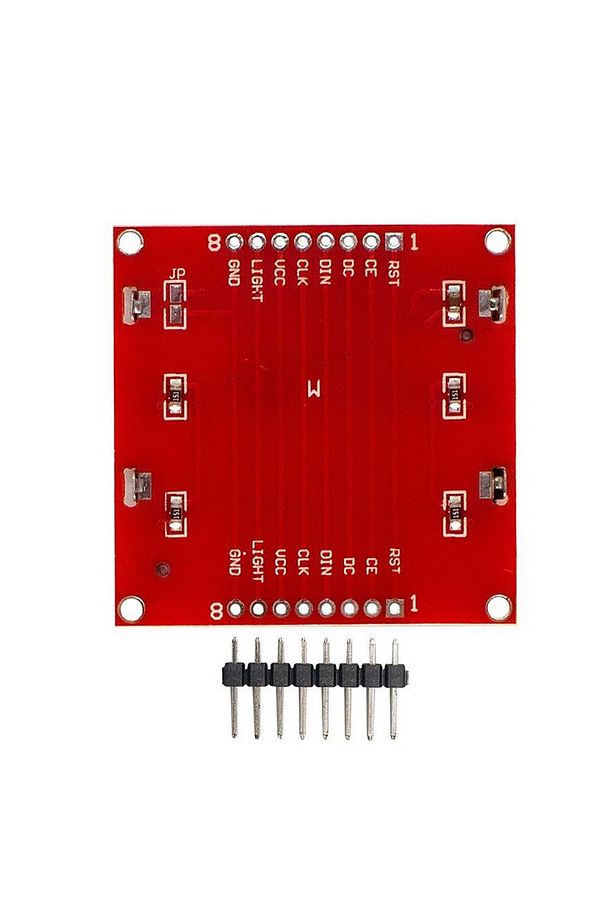 5110 84x48 Lcd Modül  84 x 48 Pixel Grafik Lcd Display Ekran 5V Beyaz Arka ışık Gösterge Menü Resim - 2