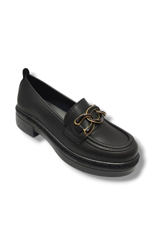 Champs Elysees 185-25 Leather Anatomical Chain Buckle Casual Women's Shoes