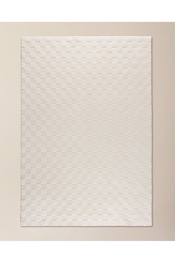 Soie Rölyef Halı - Ekru - 200x290 cm - 1