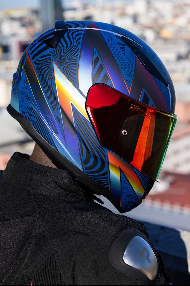 RAPID 2 OPTIK MAT MAVİ-MOR KASK - 2